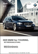 Load image into Gallery viewer, BMW 5er TOURING BETRIEBSANLEITUNG DEUTSCH AUTO

