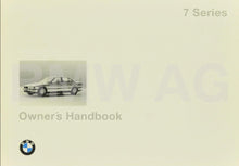 Load image into Gallery viewer, BMW 7 SERIES 1994 730i 730iL 740i 740iL 750i 750iL OWNERS HANDBOOK IN ENGLISH MOTOR CAR
