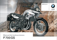 Load image into Gallery viewer, BMW F700GS MANUAL DE INSTRUCCIONES ESPANOL MOTORRAD
