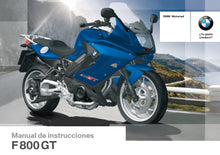 Load image into Gallery viewer, BMW F800GT MANUAL DE INSTRUCCIONES ESPANOL MOTOCICLETA
