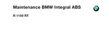 Load image into Gallery viewer, BMW R1150RT MAINTENANCE MANUAL IN ENGLISH MOTORCYCLE
