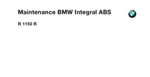 Load image into Gallery viewer, BMW R1150R MAINTENANCE MANUAL IN ENGLISH MOTORCYCLE
