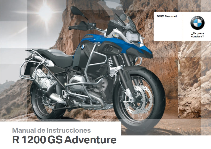 BMW R1200GS ADVENTURE MANUAL DE INSTRUCCIONES ESPANOL MOTOCICLETA