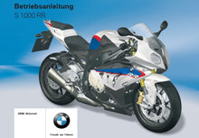 Load image into Gallery viewer, BMW S1000RR 2012 BETRIEBSANLEITUNG DEUTSCH MOTORRAD
