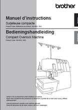 Load image into Gallery viewer, BROTHER 3034DWT MANUEL D'INSTRUCTIONS BEDIENINGSHANDLEIDING FRANCAIS NEDERLANDS MACHINE A COUDRE NAAIMACHINE
