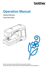 Load image into Gallery viewer, BROTHER 882-D00 OPERATION MANUAL ENGLISH SEWING MACHINE
