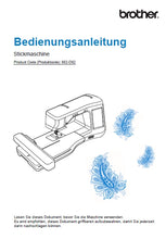 Load image into Gallery viewer, BROTHER 882-D82 BEDIENUNGSANLEITUNG DEUTSCH NAHMASCHINE
