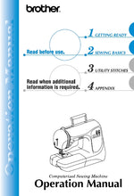 Load image into Gallery viewer, BROTHER 882-S60 OPERATION MANUAL ENGLISH SEWING MACHINE
