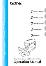 Load image into Gallery viewer, BROTHER 882-U10 OPERATION MANUAL ENGLISH SEWING MACHINE
