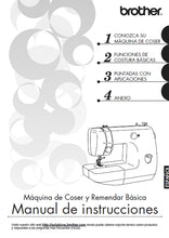 Load image into Gallery viewer, BROTHER 885-405 885-407 OPERATION MANUAL MANUAL DE INSTRUCCIONES ENG ESP SEWING MACHINE MAQUINA DE COSER
