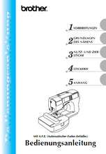 Load image into Gallery viewer, BROTHER 885-S14 885-S15 BEDIENUNGSANLEITUNG DEUTSCH NAHMASCHINE
