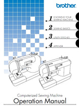 Load image into Gallery viewer, BROTHER 885-S33 885-S34 885-S36 885-S37 OPERATION MANUAL ENGLISH SEWING MACHINE
