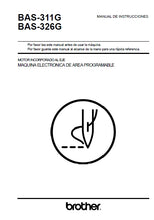 Load image into Gallery viewer, BROTHER BAS-311G BAS-326G MANUAL DE INSTRUCCIONES ESPANOL MAQUINA DE COSER
