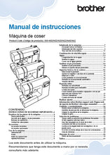 Load image into Gallery viewer, BROTHER CE1150 MANUAL DE INSTRUCCIONES ESP MAQUINA DE COSER
