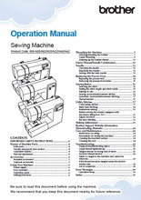 Load image into Gallery viewer, BROTHER CS7000X OPERATION MANUAL ENGLISH SEWING MACHINE
