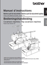 Load image into Gallery viewer, BROTHER CV3550 MANUEL D'INSTRUCTIONS BEDIENINGSHANDLEIDING FRANCAIS NEDERLANDS MACHINE A COUDRE NAAIMACHINE

