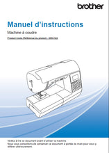 Load image into Gallery viewer, BROTHER INNOV-IS F400 MANUEL D'INSTRUCTIONS FRANCAIS MACHINE A COUDRE
