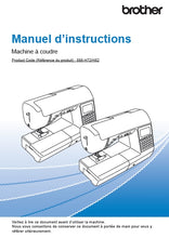 Load image into Gallery viewer, BROTHER INNOV-IS F420 MANUEL D'INSTRUCTIONS FRANCAIS MACHINE A COUDRE
