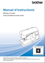 Load image into Gallery viewer, BROTHER INNOV-IS F560 MANUEL D'INSTRUCTIONS FRANCAIS MACHINE A COUDRE
