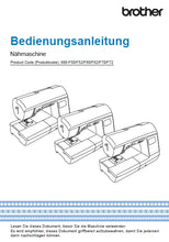 Load image into Gallery viewer, BROTHER INNOV-IS NV1300 BEDIENUNGSANLEITUNG DEUTSCH NAHMASCHINE
