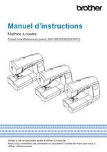 Load image into Gallery viewer, BROTHER INNOV-IS NV1800Q MANUEL D'INSTRUCTIONS FRANCAIS MACHINE A COUDRE
