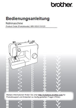 Load image into Gallery viewer, BROTHER INNOV-IS XE2 STELLAIRE BEDIENUNGSANLEITUNG DEUTSCH NAHMASCHINE
