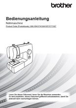 Load image into Gallery viewer, BROTHER KD144S LITTLE ANGEL BEDIENUNGSANLEITUNG DEUTSCH NAHMASCHINE
