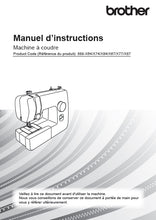Load image into Gallery viewer, BROTHER KD144S LITTLE ANGEL PETIT ANGE MANUEL D'INSTRUCTIONS FRANCAIS MACHINE A COUDRE
