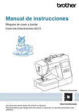 Load image into Gallery viewer, BROTHER LB5500 MANUAL DE INSTRUCCIONES ESP MAQUINA DE COSER
