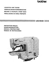 Load image into Gallery viewer, BROTHER LK3-B430 INSTRUCTION MANUAL BOOK IN ENGLISH SEWING MACHINE
