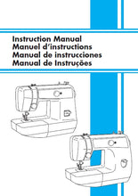 Load image into Gallery viewer, BROTHER LS-1520 INSTRUCTION MANUAL BOOK IN ENG FR ESP IT SEWING MACHINE
