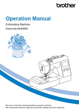 Load image into Gallery viewer, BROTHER PE535 OPERATION MANUAL ENGLISH SEWING MACHINE
