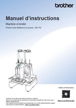 Load image into Gallery viewer, BROTHER PR1 MONO-AIGUILLE MANUEL D'INSTRUCTIONS FRANCAIS MACHINE A COUDRE
