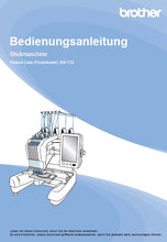 Load image into Gallery viewer, BROTHER PR680W BEDIENUNGSANLEITUNG DEUTSCH NAHMASCHINE
