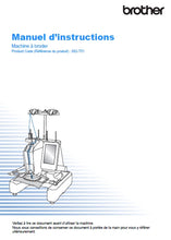 Load image into Gallery viewer, BROTHER PRS100 MANUEL D'INSTRUCTIONS FRANCAIS MACHINE A COUDRE
