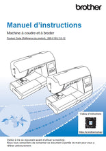 Load image into Gallery viewer, BROTHER SE2000 MANUEL D'INSTRUCTIONS FRANCAIS MACHINE A COUDRE
