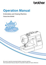 Load image into Gallery viewer, BROTHER SE630 OPERATION MANUAL ENGLISH SEWING MACHINE
