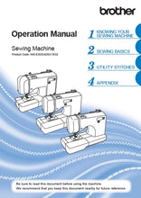 Load image into Gallery viewer, BROTHER SQ9285 OPERATION MANUAL ENGLISH SEWING MACHINE
