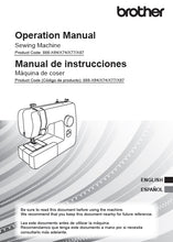 Load image into Gallery viewer, BROTHER VX1445 OPERATION MANUAL MANUAL DE INSTRUCCIONES ENG ESP SEWING MACHINE MAQUINA DE COSER
