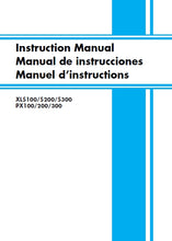 Load image into Gallery viewer, BROTHER XL5100 XL5200 XL5300 PX100 PX200 PX300 OPERATION MANUAL MANUAL DE INSTRUCCIONES MANUEL D'INSTRUCTIONS ENG ESP FRANC SEWING MACHINE MAQUINA DE COSER MACHINE A COUDRE

