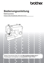 Load image into Gallery viewer, BROTHER XN1700 BEDIENUNGSANLEITUNG DEUTSCH NAHMASCHINE
