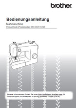 Load image into Gallery viewer, BROTHER XN2500 BEDIENUNGSANLEITUNG DEUTSCH NAHMASCHINE

