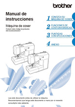 Load image into Gallery viewer, BROTHER XR9550 MANUAL DE INSTRUCCIONES ESP MAQUINA DE COSER
