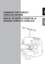 Load image into Gallery viewer, BROTHER 3034D HANDBOOK MANUAL DE INSTRUCCIONES ENGLISH ESPANOL SEWING MACHINE MAQUINA DE COSER
