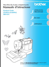 Load image into Gallery viewer, BROTHER 885-V51 MANUALE D'ISTRUZIONI ITALIANO MACCHINA DA CUCIRE

