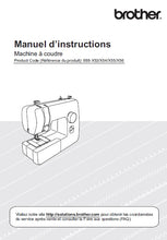 Load image into Gallery viewer, BROTHER 888-X53 888-X54 888-X55 888-X56 MANUEL D'INSTRUCTIONS FRANCAIS MACHINE A COUDRE
