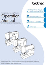 Load image into Gallery viewer, BROTHER CP-6500 OPERATION MANUAL ENGLISH SEWING MACHINE
