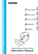 Load image into Gallery viewer, BROTHER CPS5XVY OPERATION MANUAL ENGLISH SEWING MACHINE
