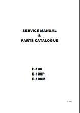 Load image into Gallery viewer, BROTHER E-100 E-100P E-100M SERVICE MANUAL BOOK IN ENGLISH SEWING MACHINE

