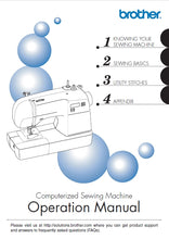 Load image into Gallery viewer, BROTHER EN 1470 OPERATION MANUAL IN ENGLISH SEWING MACHINE
